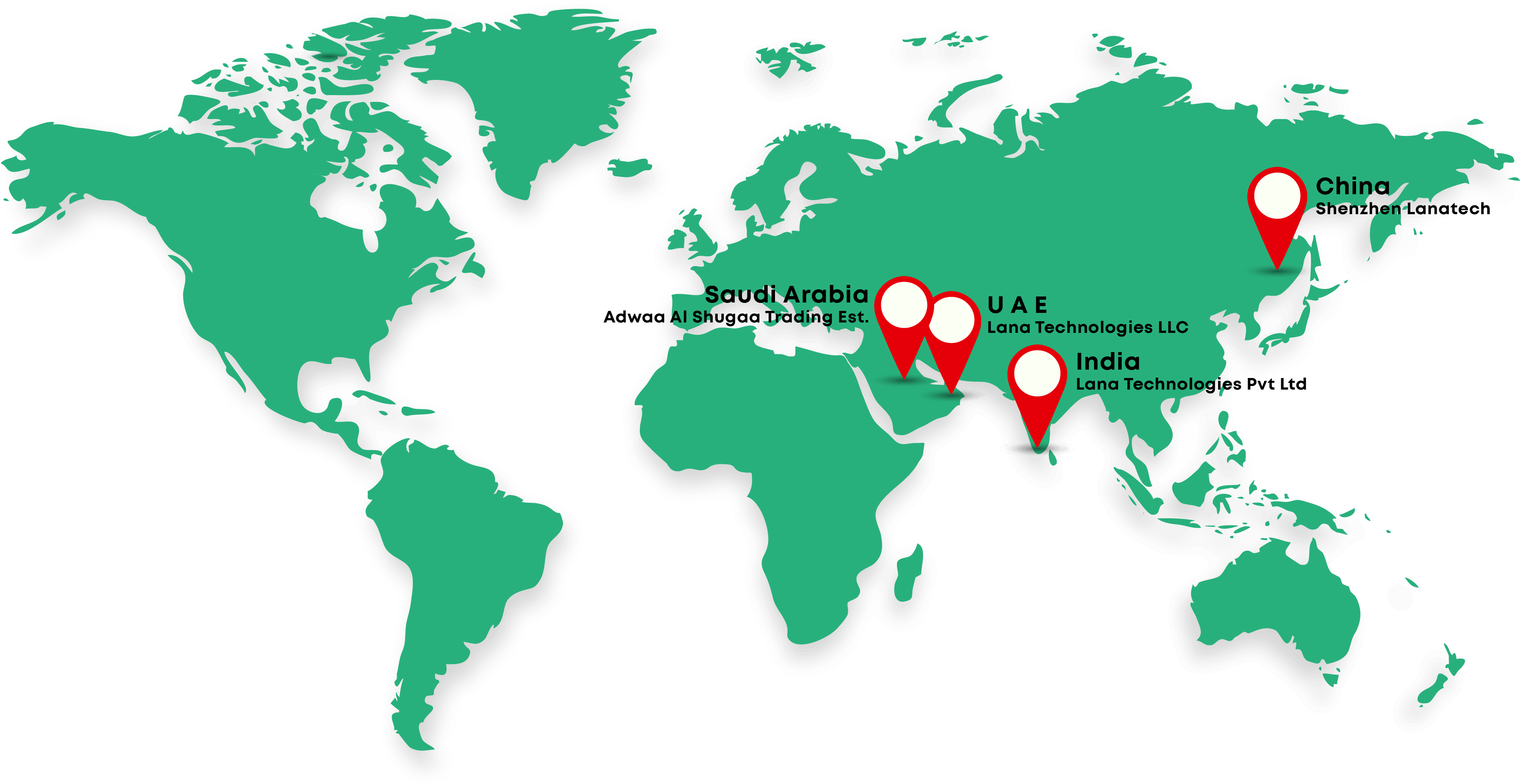 Global Presence Map